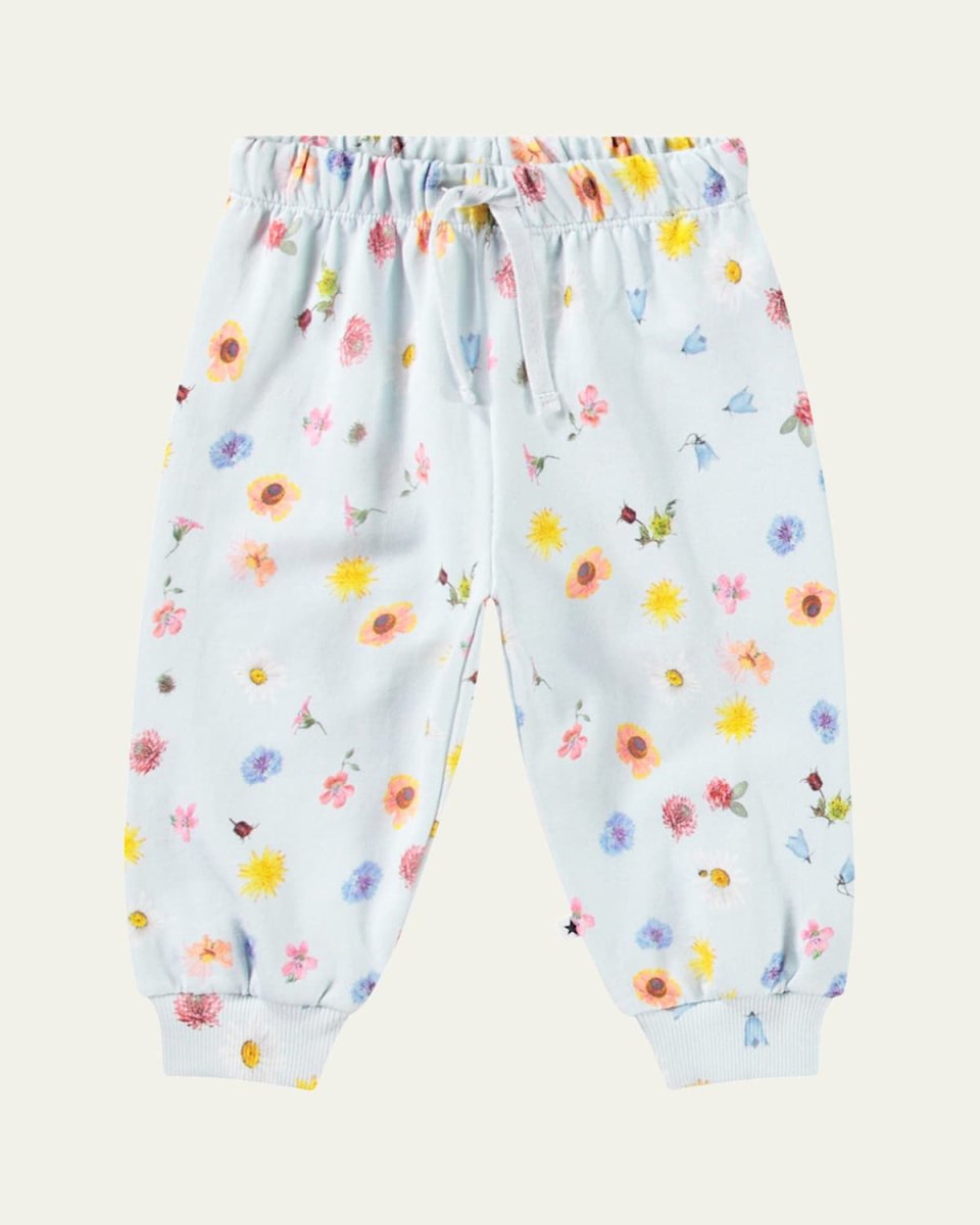 Girl's Simeon Floral-Print Sweatpants, Size 6M-2
